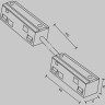 Коннектор питания MAYTONI EXILITY TRA034CPC-42B-15-1 угловой гибкий 15см черный