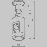 Крепление настенное MAYTONI WALL FLARITY TRA155CW-S1-BS одинарное латунь