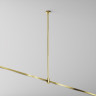 Крепление потолочное MAYTONI LONG FLARITY TRA159C-B1-BS 700мм с вводом питания латунь