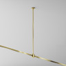 Крепление потолочное MAYTONI LONG FLARITY TRA159С-IPC1-BS 700мм с прямым коннектором питания латунь TRA159C-IPC1-BS
