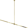 Крепление потолочное MAYTONI LONG FLARITY TRA159С-SL1-BS одинарное 760мм латунь TRA159C-SL1-BS
