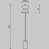 Напольный светильник (торшер) MAYTONI KYOTO MOD178FL-L11G3K