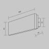 Настенный светильник (бра) MAYTONI BASIC TEXTURE MOD461WL-L8BK