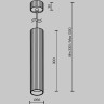 Подвесной светильник MAYTONI CALIPSO P106PL-01-GU10-BS