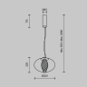Подвесной светильник MAYTONI MEMETICS MOD406PL-L8W3K