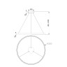 Подвесной светильник MAYTONI RIM MOD058PL-L54W4K