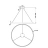 Подвесной светильник MAYTONI RIM MOD058PL-L65BS3K
