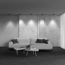 Потолочный светильник MAYTONI ALFA LED C064CL-5W2.7K-SQ-B