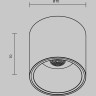Потолочный светильник MAYTONI ALFA LED C064CL-L12W4K-D