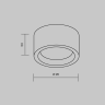 Потолочный светильник MAYTONI BASIC TEXTURE MOD461CL-01GR