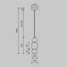 Потолочный светитель MAYTONI DROP MOD273PL-L16CH3K