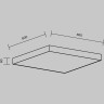 Потолочный светильник MAYTONI ZON C032CL-90W3K-SQ-B