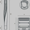 Радиусный профиль MAYTONI TWIST ALM-3535R-B-TR-90°-0.4M 35x35 правый черный ALM-3535R-B-TR-90-0.4M
