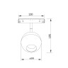 Трековый светильник MAYTONI BALL TR028-2-15W3K-W