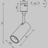 Трековый светильник MAYTONI FOCUS LED ELASITY TR163-1-5W3K-M-B
