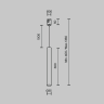 Трековый светильник MAYTONI FOCUS LED FLARITY TR155-1-5W3K-BS