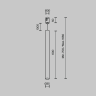 Трековый светильник MAYTONI FOCUS LED FLARITY TR156-1-5W3K-BS