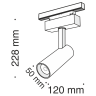 Трековый светильник MAYTONI FOCUS LED TR019-2-10W3K-B