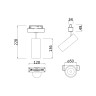 Трековый светильник MAYTONI FOCUS LED TR019-2-10W4K-B