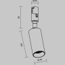 Трековый светильник MAYTONI FOCUS LED TR201-1-10W3K-M-B