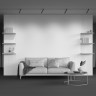 Трековый светильник MAYTONI FOCUS T TR141-2-6W3K-M-BS