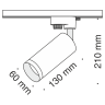 Трековый светильник MAYTONI FOCUS TR004-1-GU10-B