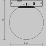Трековый светильник MAYTONI LUNA LEVITY TR185-1-3W3K-B