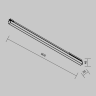 Уличный трековый светильник MAYTONI BASIS EXILITY IP O-TR02-1-S-24WB3K