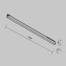 Уличный трековый светильник MAYTONI BASIS EXILITY IP O-TR02-1-S-30WB4K