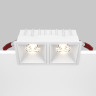 Встраиваемый светильник MAYTONI ALFA LED DL043-02-15W3K-SQ-W
