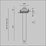 Встраиваемый светильник MAYTONI FOCUS T C140TRS-L300-7W3K-B