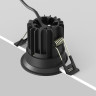 Встраиваемый светильник MAYTONI ROUND DL058-7W2.7K-B